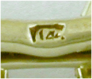 Close-up of Carrington Co. maker's mark. (CL9610)