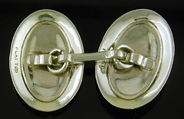 Art Deco sapphire and diamond cufflinks. (CL9484)
