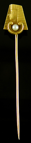 Art Deco Egyptain Revival Stickpin (J9517).
