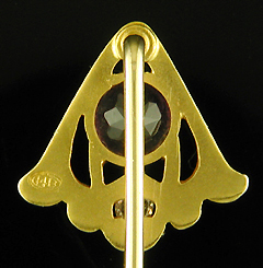 Brassler amethyst moth stickpin. (J9365)