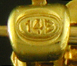 Close-up of Hans Brassler maker's mark. (J9445)