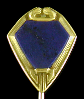 Hans Brassler lapis lazuli stickpin. (SP9498)