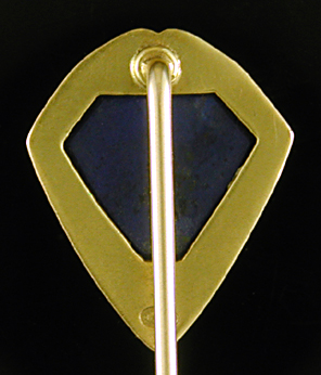 Hans Brassler lapis lazuli stickpin. (SP9498)