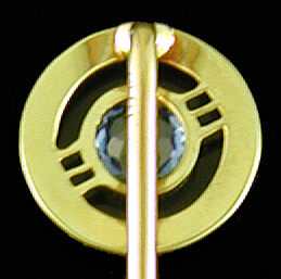 Hans Brassler sapphire stickpin (SP9516).