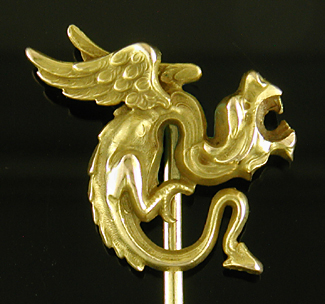 Carrington dragon stickpin. (J9505)