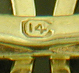 Close-up of Carrington maker's mark. (J9332)