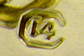 Close-up of Carrington maker's mark. (J9019)
