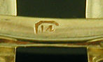 Close-up of Carrington maker's mark. (J9300)