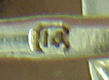 Close-up of Carrington hallmark. (J7484)