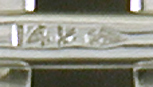 Close-up of Carter, Gough maker's mark. (J9537)