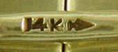 Close-up of Carter, Gough maker's mark. (J8772)