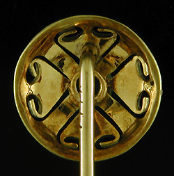 Egyptian Revival stickpin with sapphire. (J9206)