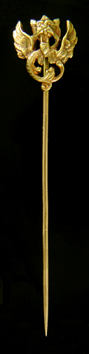 French chimera stickpin. (J9214)