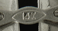 Close-up of hallmarks. (J6810)