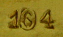 Close-up of George O. Street & Sons maker's mark. (J9133)