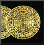Antique 14kt gold cufflinks. (J6504)