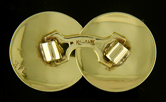 Jazzy Art Deco cufflinks. (J9100)