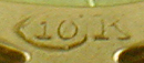 Close-up of Charles Keller maker's mark. (J9366)