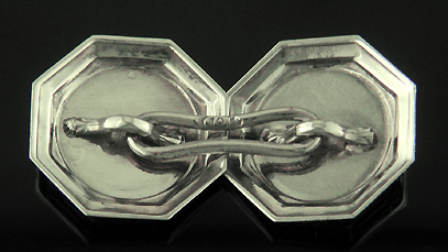 Art Deco diamond cufflinks. (J9162)