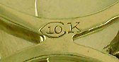 Close-up of Charles Keller maker's mark. (J8848)