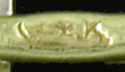 Close-up of Charles Keller maker's mark. (J9342)
