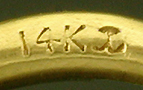 Krementz maker's mark. (J9290)