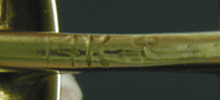 Close up of maker's mark of Larter & Sons (J8761)