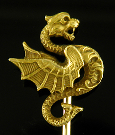 Link & Angell regal dragon stickpin (J9235)