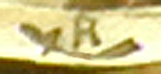 Close-up of Riker Bros. maker's mark. (J9460)