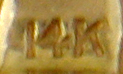Close-up of Stansbury & Nellis maker's mark. (J9178)