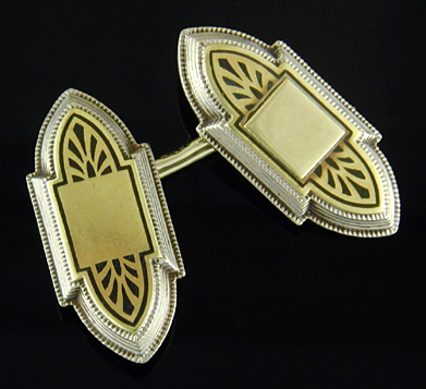 Taylor torpedo cufflinks. (CL9548)