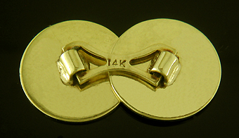 The Order of the Elks cufflinks. (J9192)