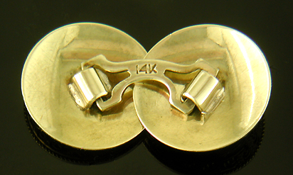 United Jewelers Art Deco cufflinks. (J9335)