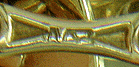 Close-up of WAB hallmark. (J8795)