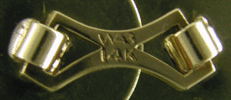 Close-up of WAB hallmark. (J8630)