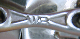 Close-up of Wordley, Allsop & Bliss maker's mark. (J8996)