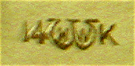 Close-up of Hayden Wheeler maker's mark. (CL9595)