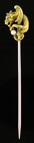 Whiteside and Blank gargoyle stickpin. (J9446)